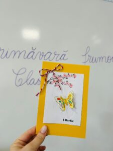 La clasa I C, primăvara a intrat pe furiș…