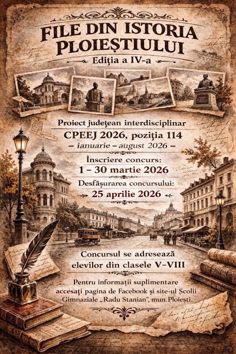 Rezultate „File din istoria Ploieștiului”